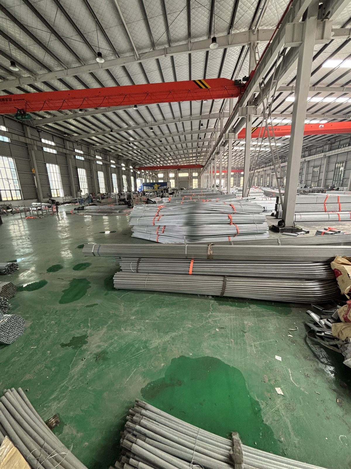 Galvanized greenhouse structure pipe bundles